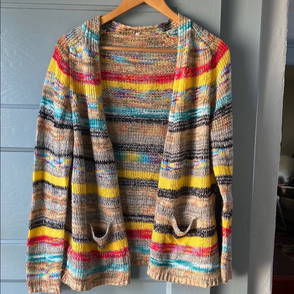 Multicolor Striped Women's Sweater